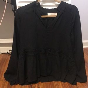 Loft Black blouse